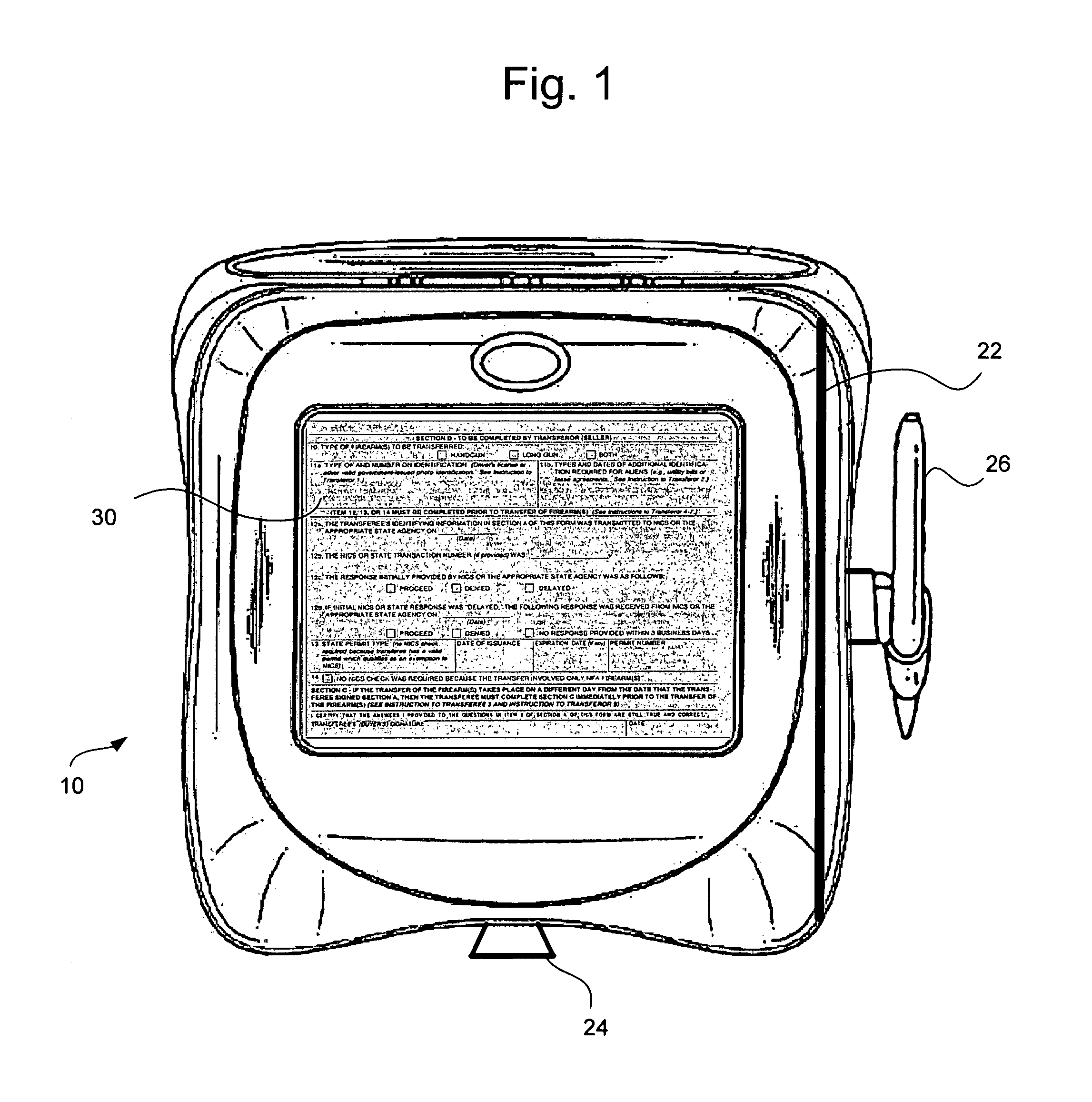 Method of operating a terminal