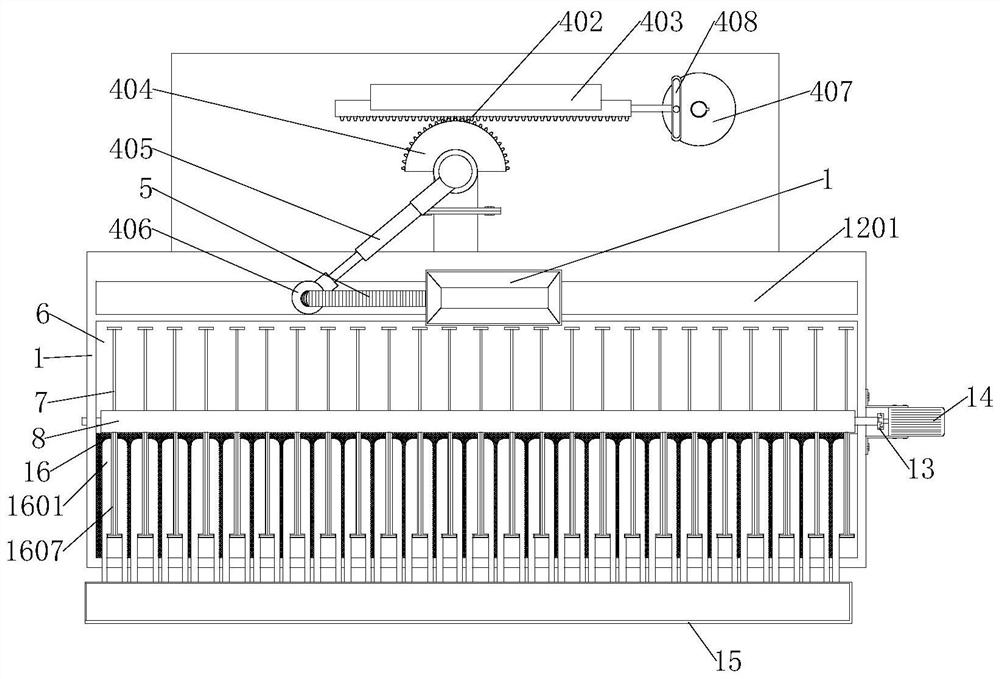 A centralized treatment device for oral medical material waste