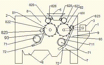 A cutting mechanism of waste wire automatic dismantling equipment