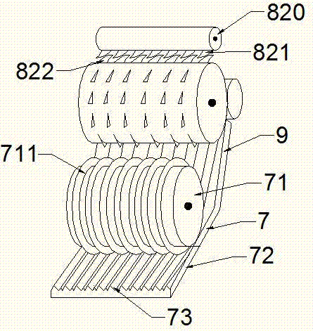 A cutting mechanism of waste wire automatic dismantling equipment