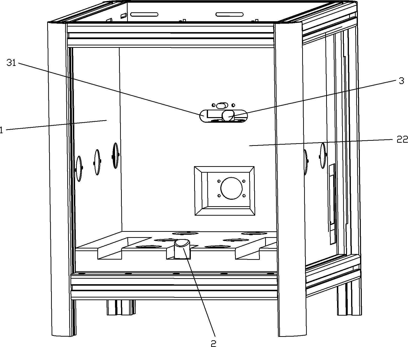 Charging energy-storage box with interlocking function