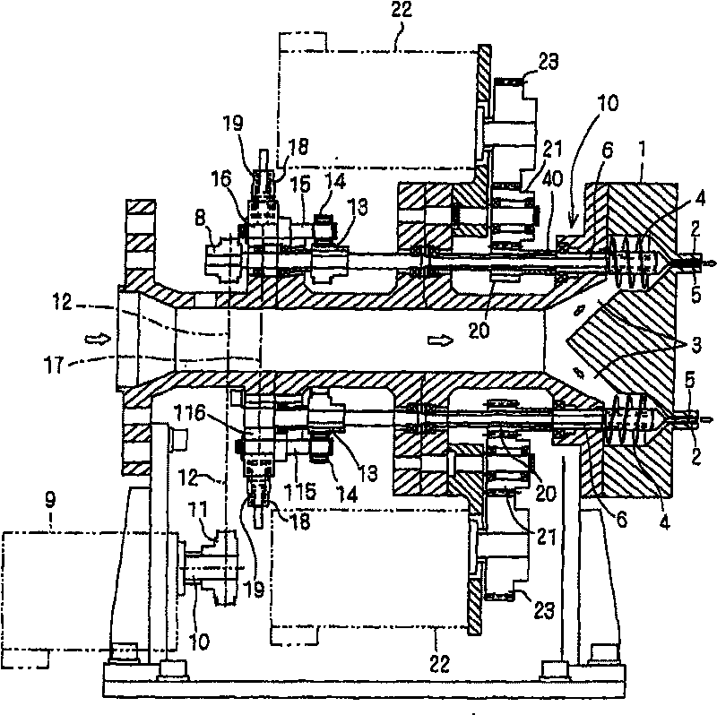 Extrusion molded article