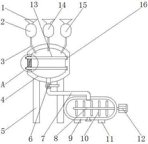 Material preparation device for advertising media printing