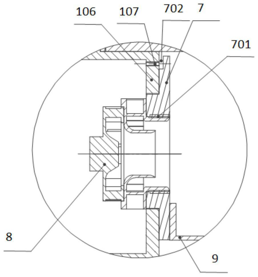 Test device for measuring flame tube cooling hole