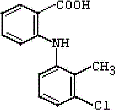 Tolfenamic acid injection and preparation method and application thereof