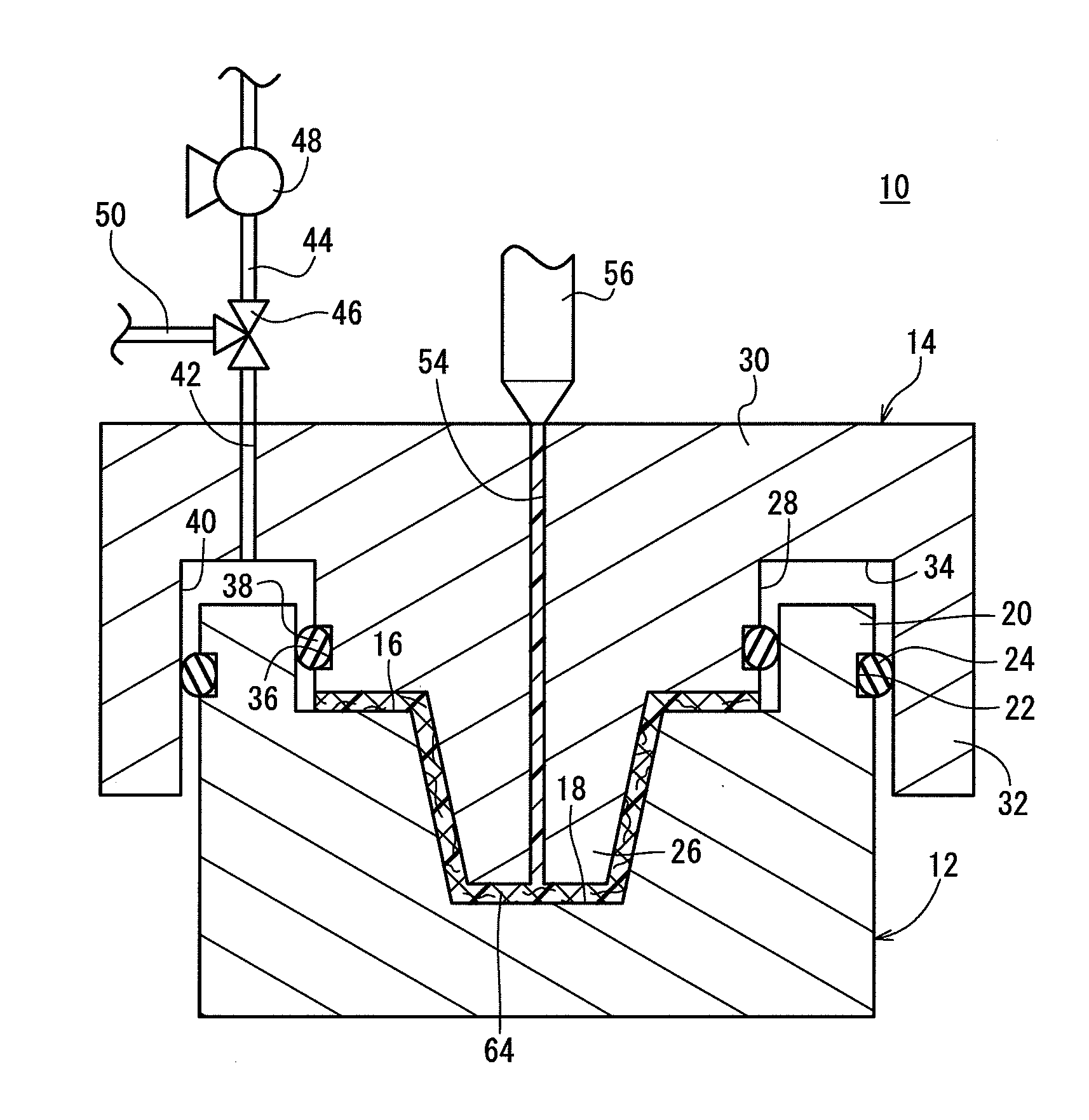 Method and apparatus for producing molded article of fiber-reinforced plastic