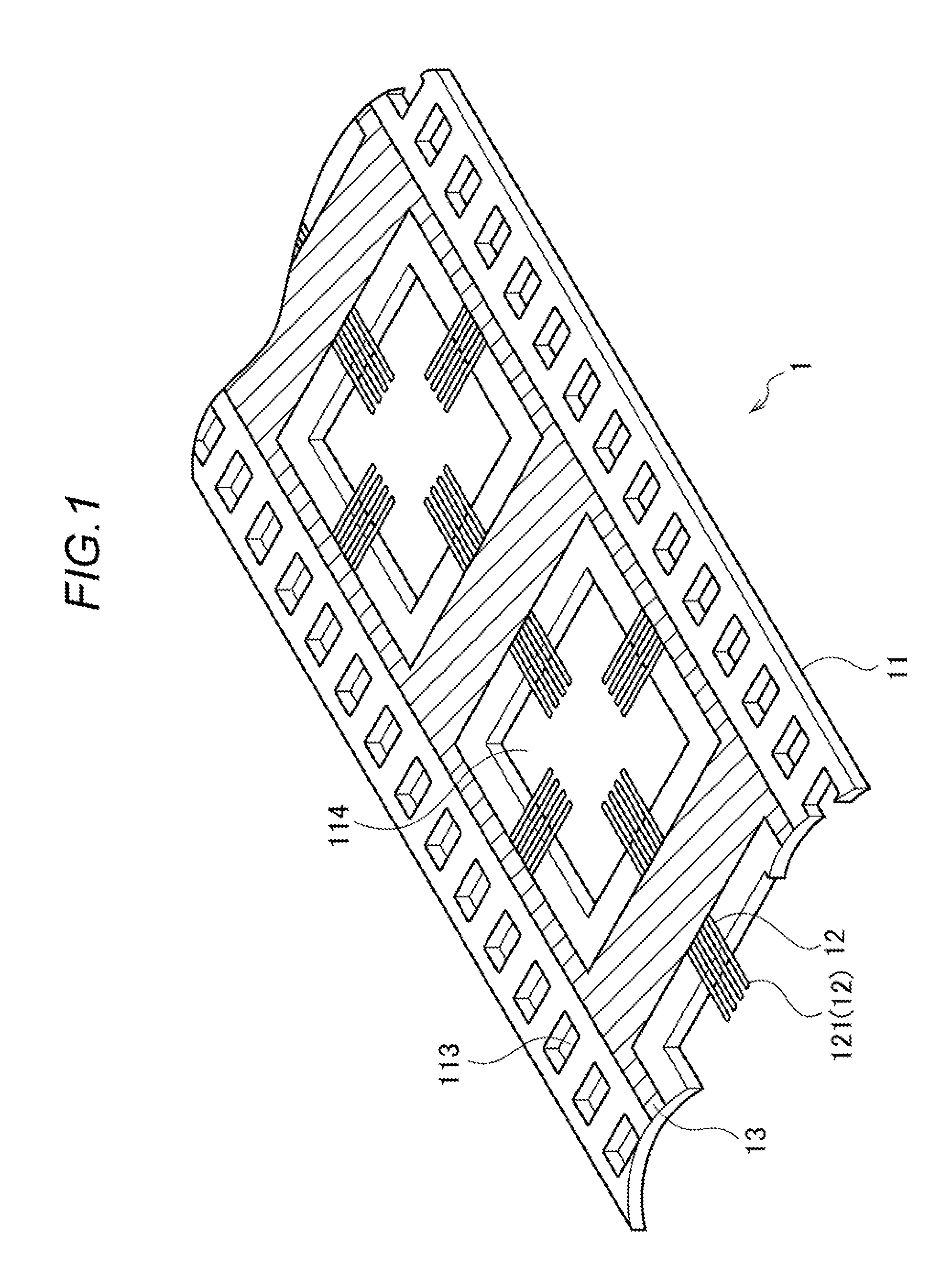 Flexible circuit board for mounting light emitting element, illumination apparatus, and vehicle lighting apparatus