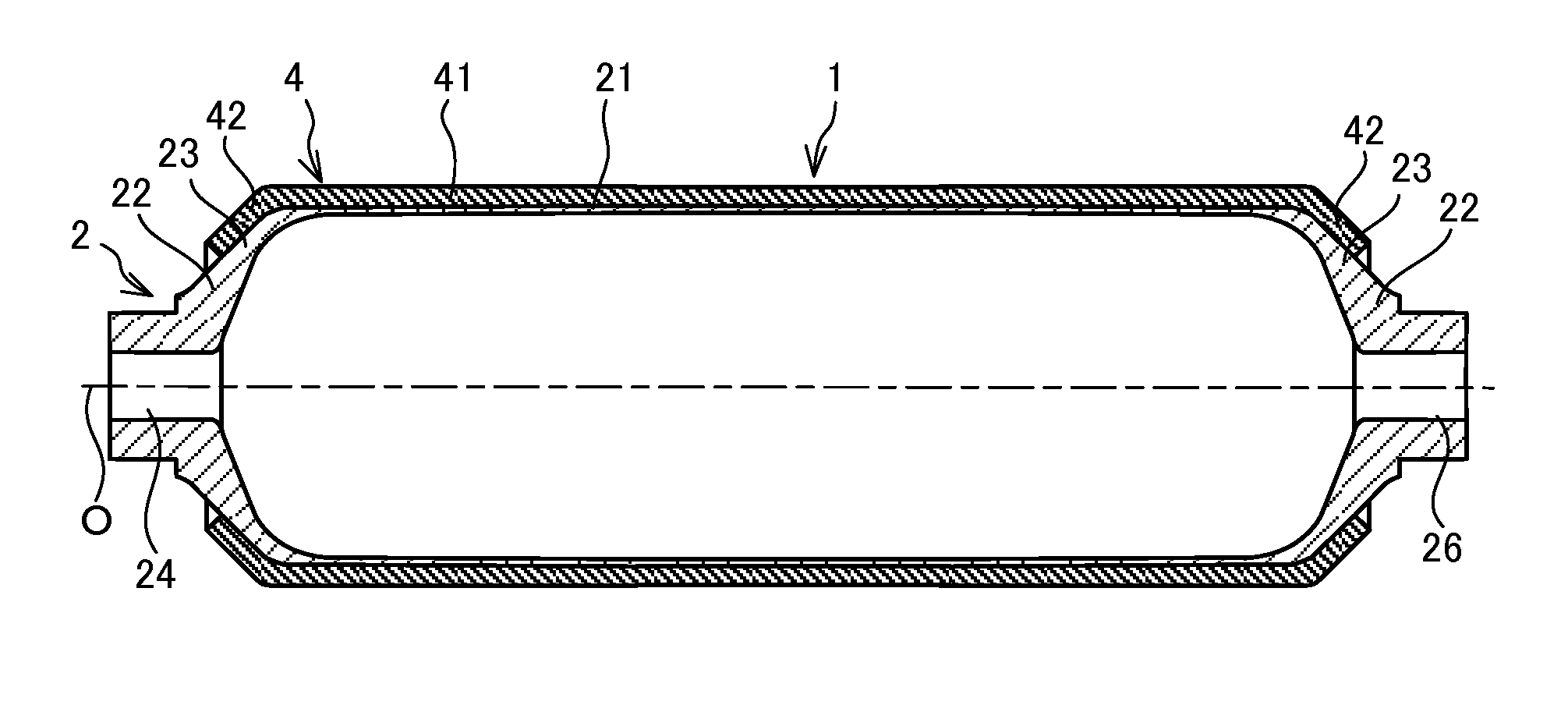 High pressure gas container and manufacturing method for high pressure gas container