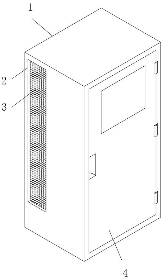 Internet of Things networking cabinet with high heat dissipation capability