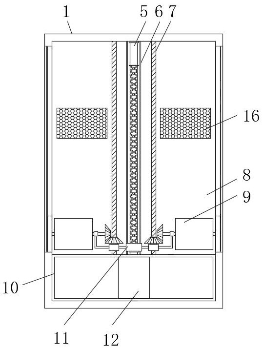 Internet of Things networking cabinet with high heat dissipation capability