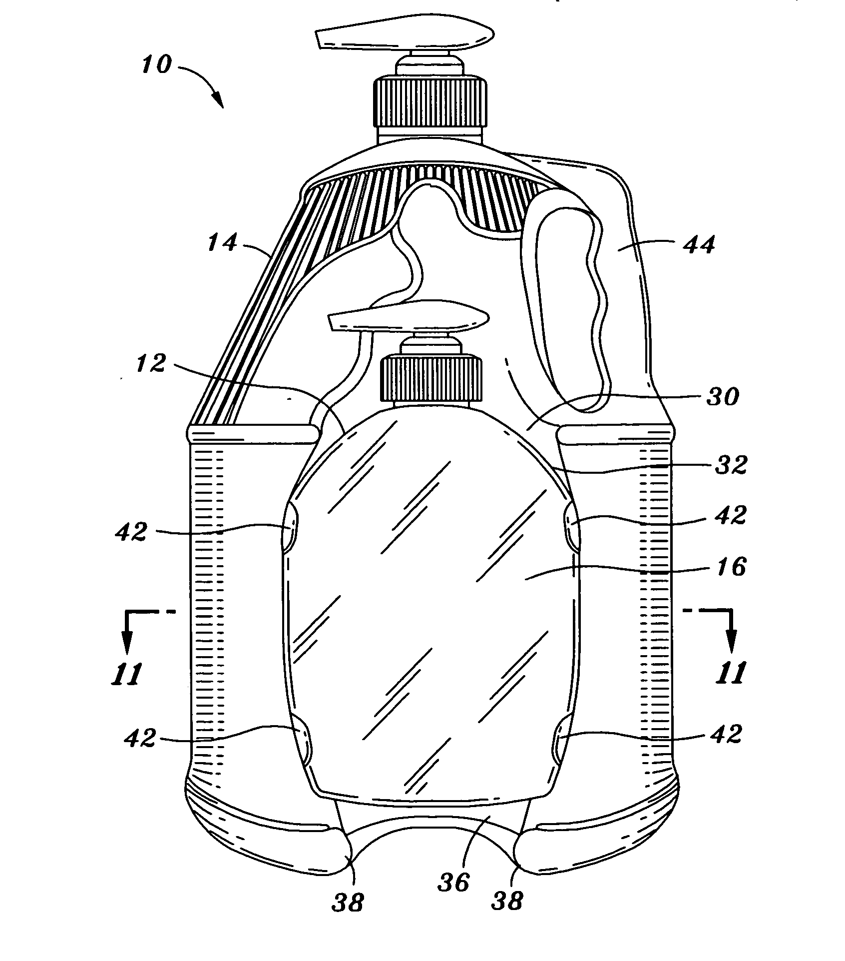 Dual container system and method of manufacturing the same