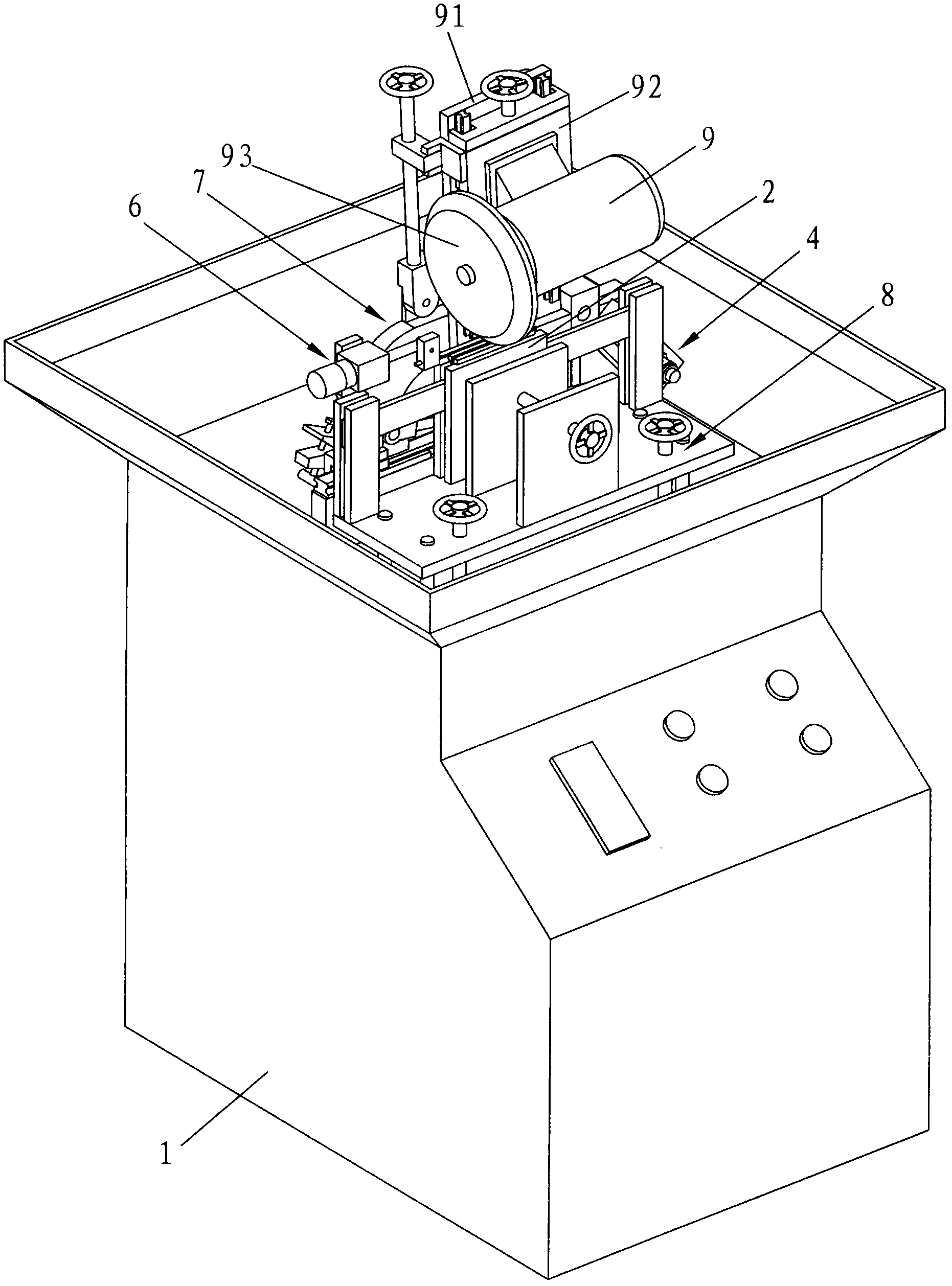 Precise automatic gear grinding machine with saw