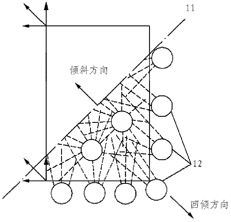 Straightening and strengthening method for shallow-buried foundation buildings of inclined disaster-damaged box rafts