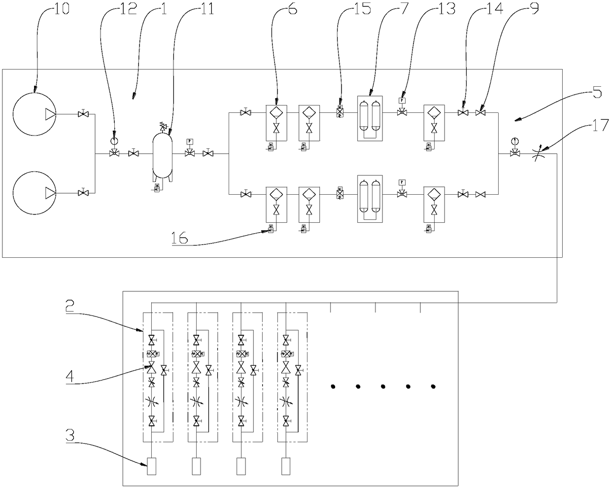 Anti-icing system for water conservancy and hydropower engineering