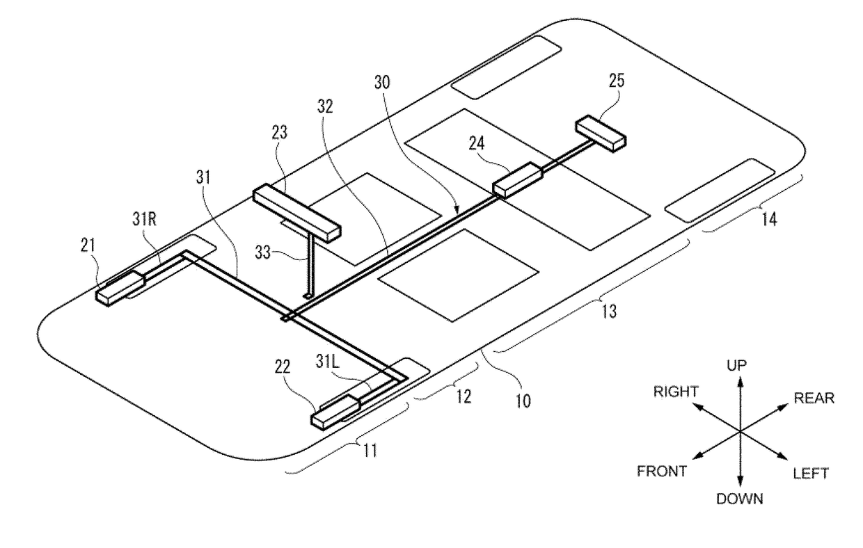 Circuit for vehicle and circuit routing system for vehicle