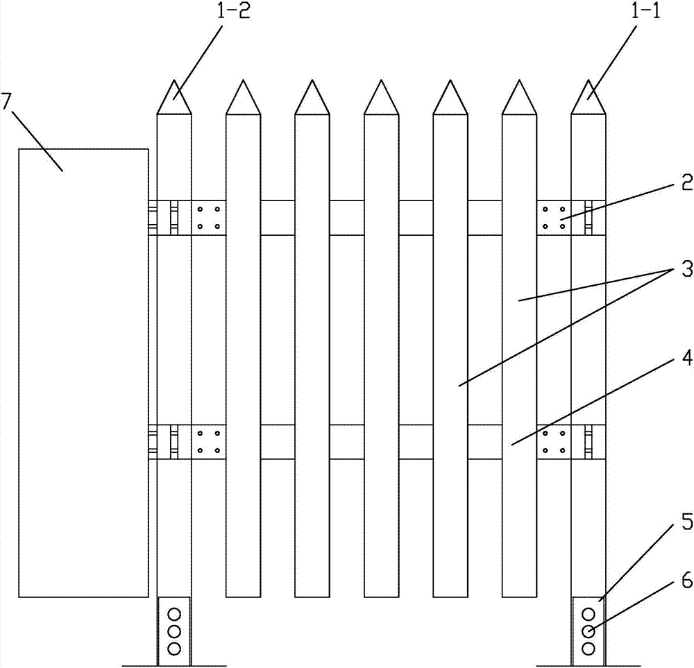 Electric power safety warning fence for power distribution construction power transformer protection