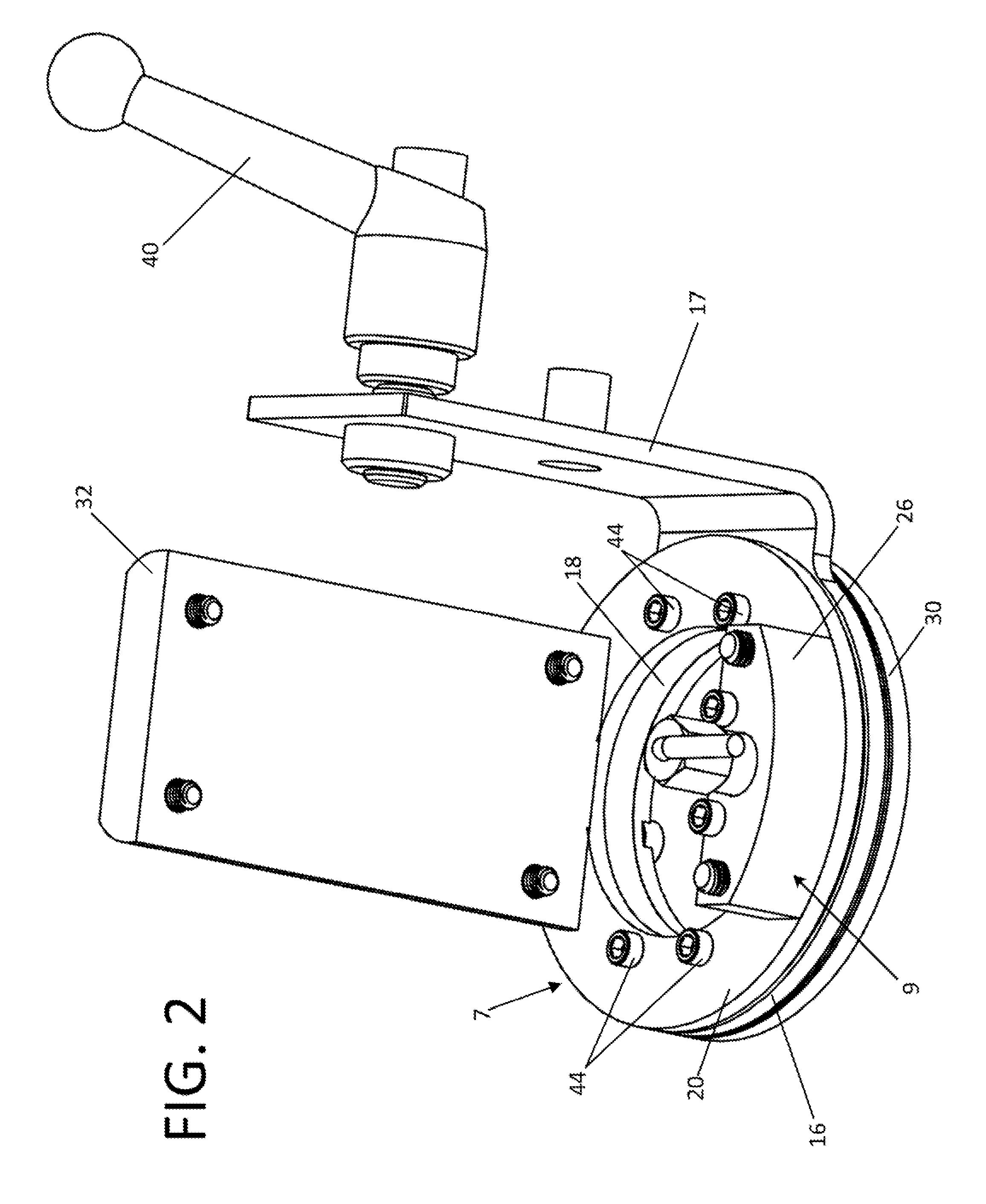 Machine vision camera mount with rotational adjustment