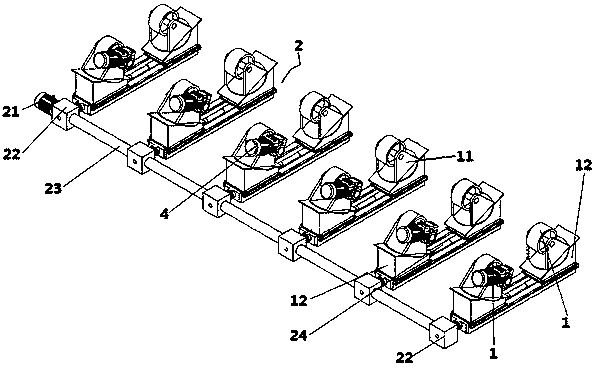 One-key adjustable tpep gradient heavy-duty anti-corrosion water pipeline transmission device