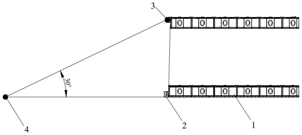 Immersed tube tunnel end steel shell mounting and measuring method