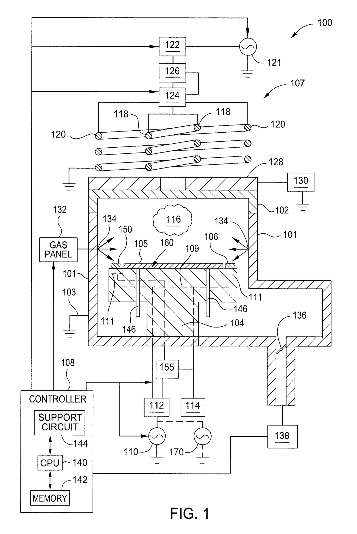 Apparatus and methods for manipulating radio frequency power at an edge ring in plasma process device