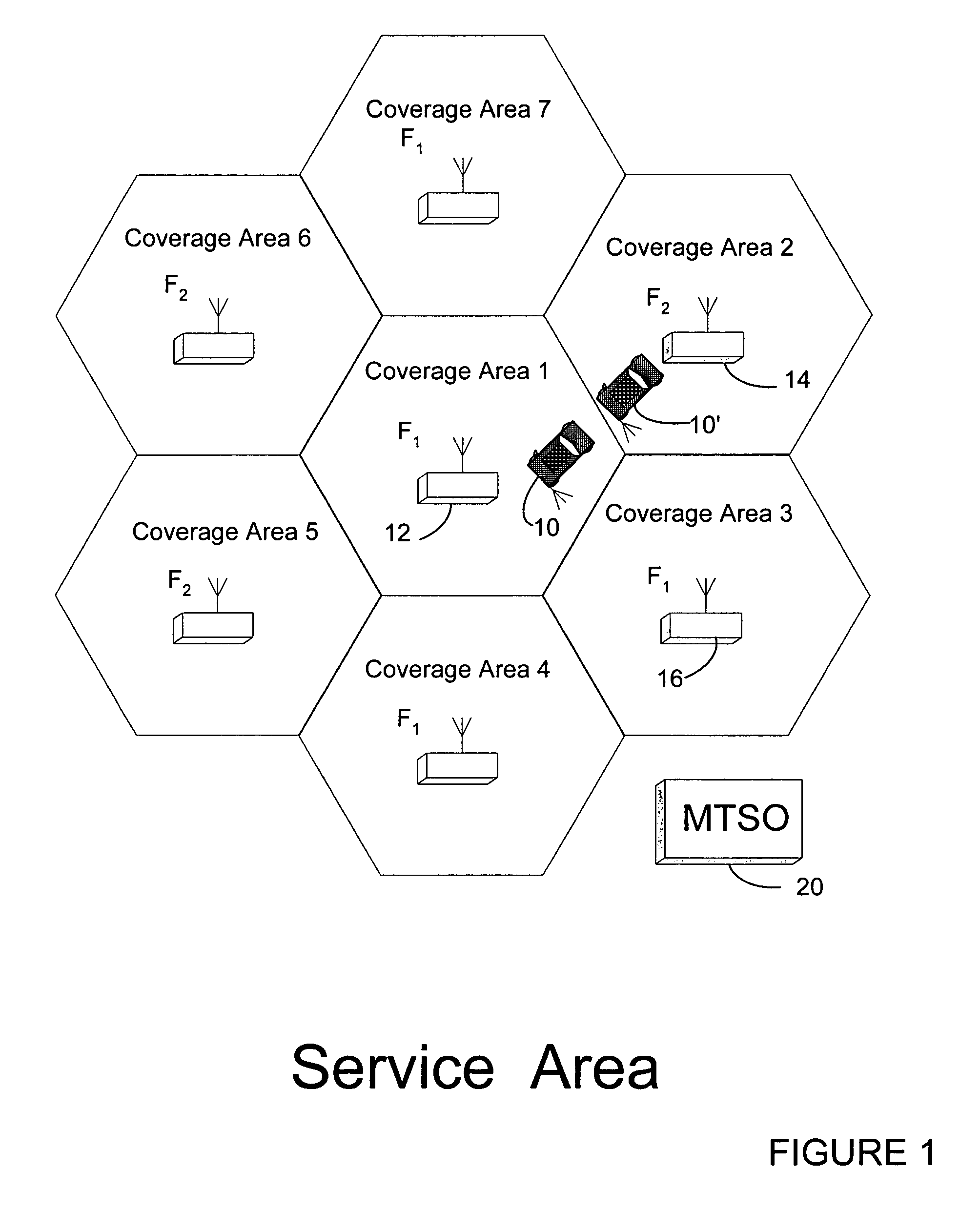 Method and apparatus for performing cell selection handoffs in a wireless communication system