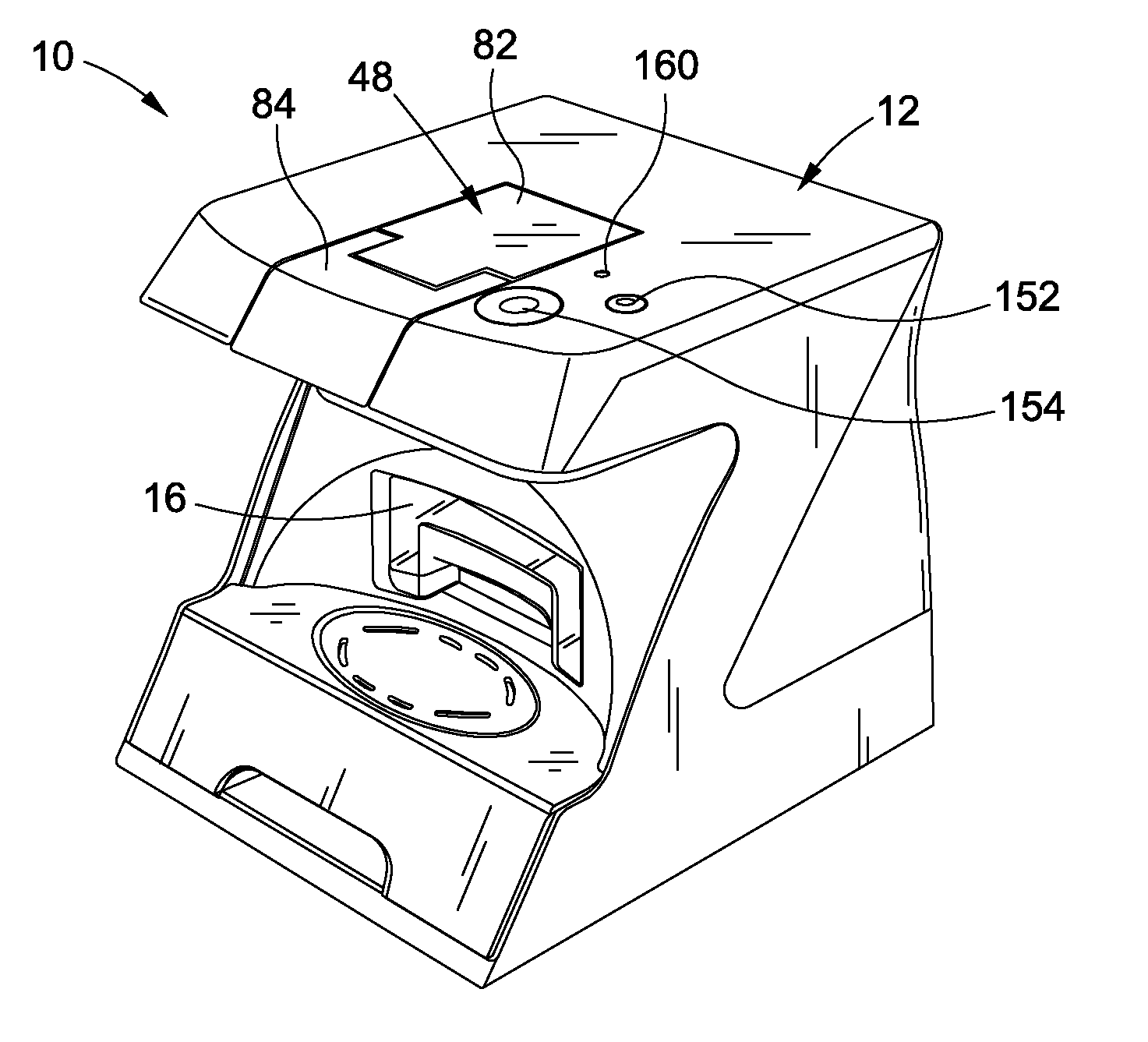 Single serve beverage dispensing system including an ionizer