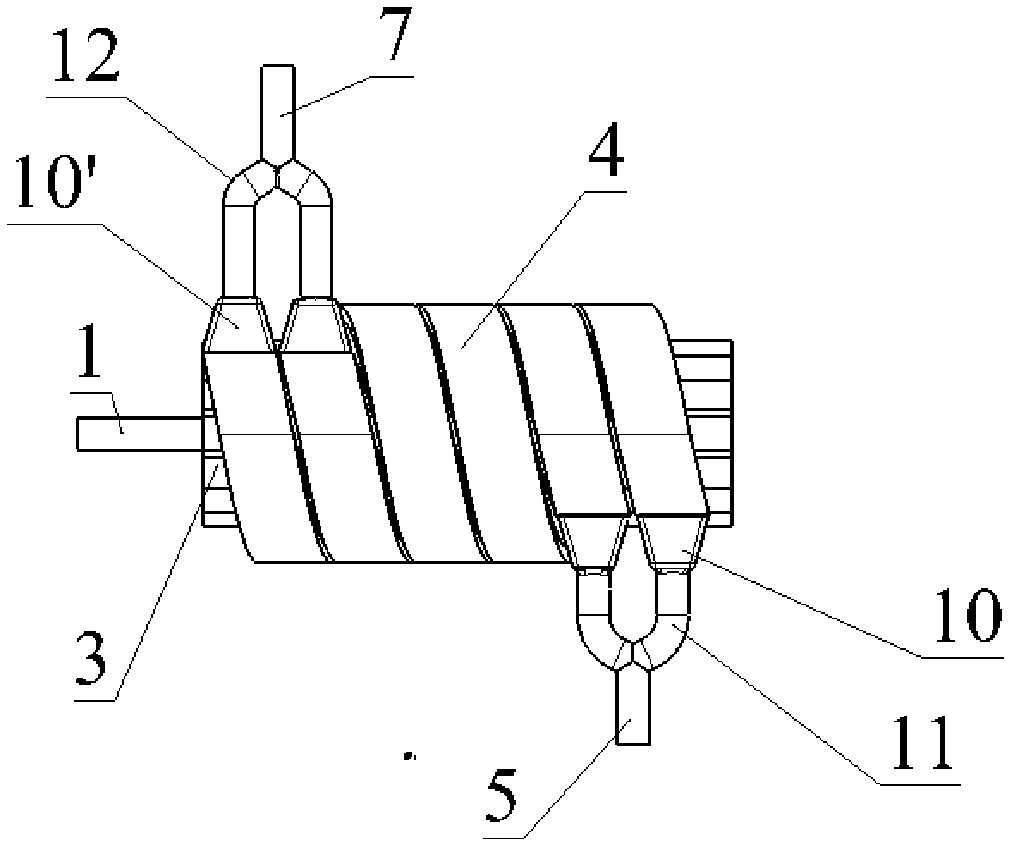 High-temperature liquid metal magnetic force driving pump