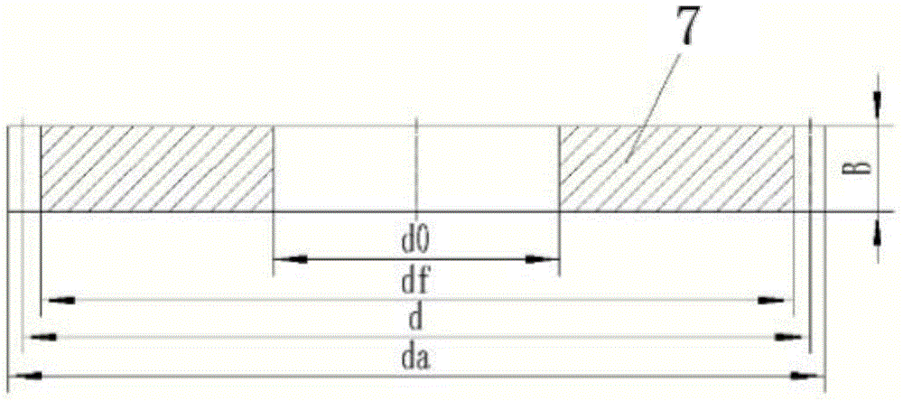 Method and device for hot-rolling forming of cylindrical gear with big modulus and large diameter