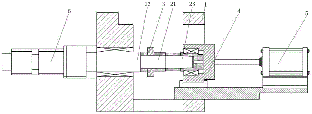 Method and device for hot-rolling forming of cylindrical gear with big modulus and large diameter