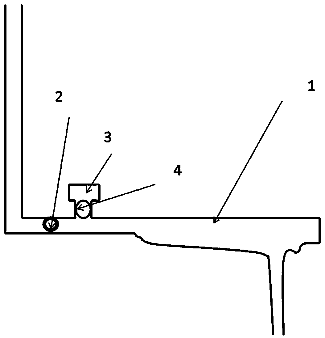 Novel environmentally-friendly flushing device of squat toilet