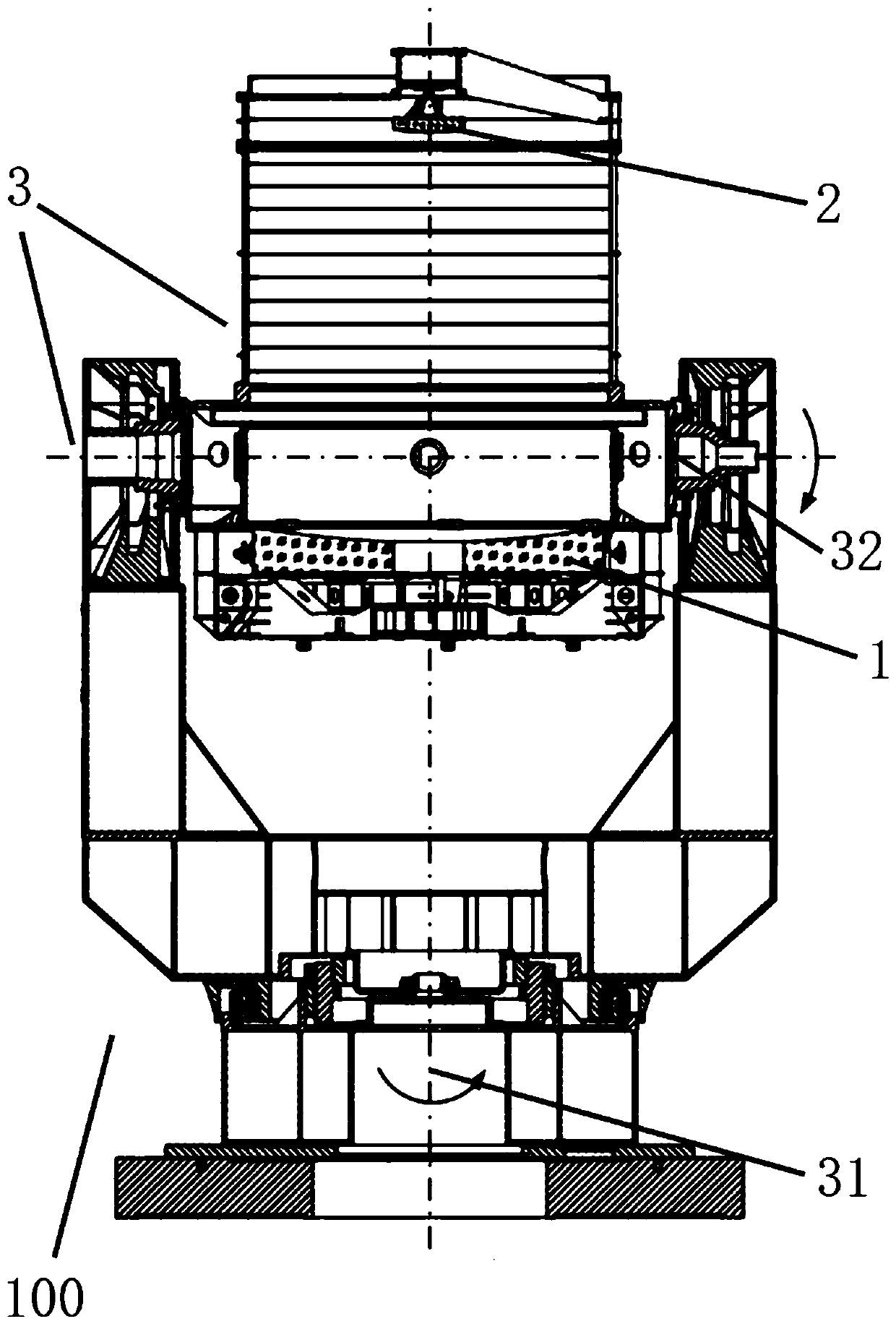 Telescope pointing error correction method and telescope