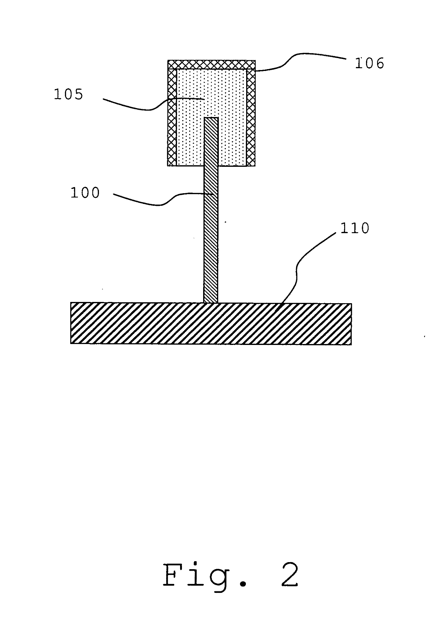 Nanoelectronic structure and method of producing such