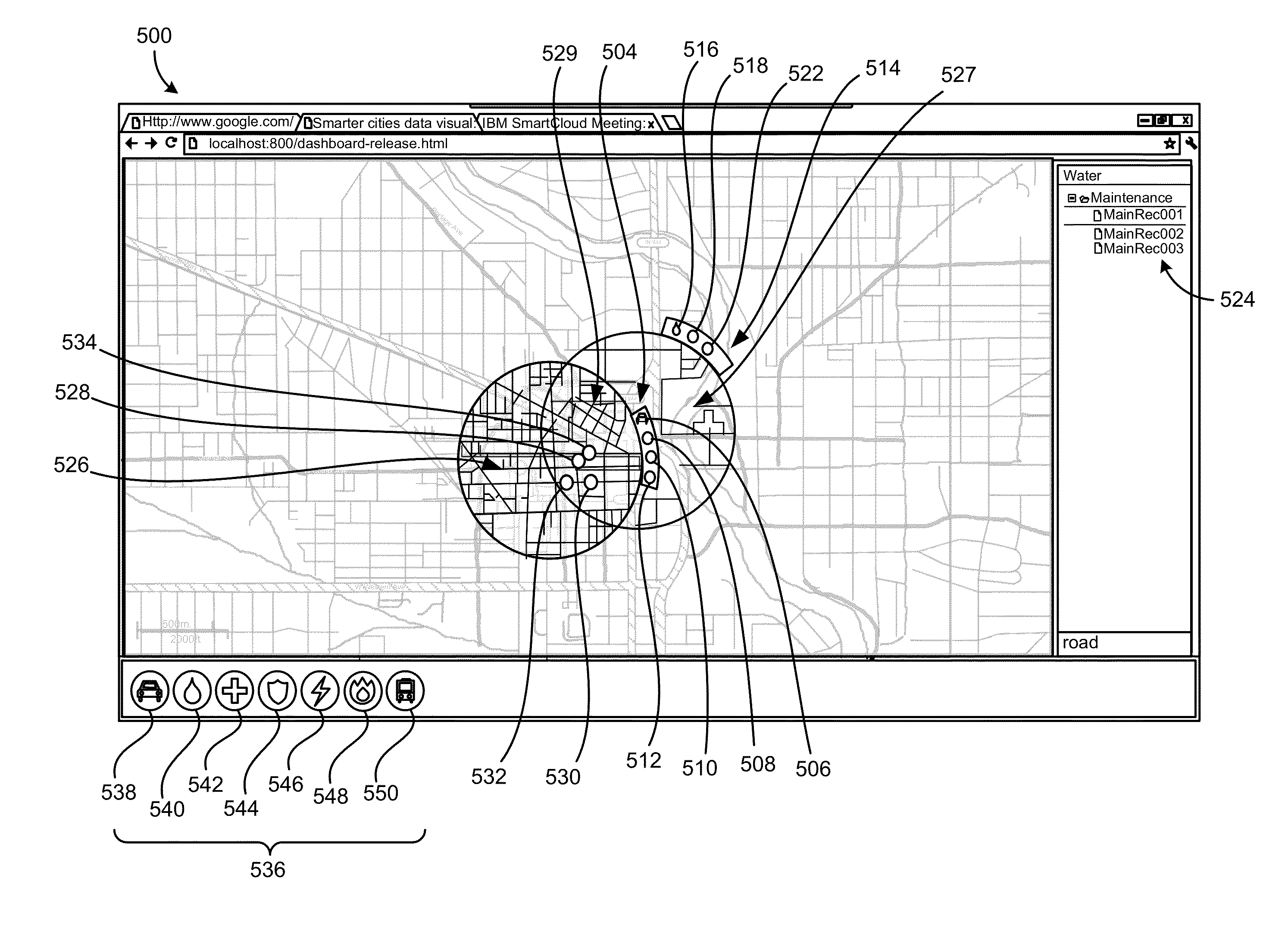 Method to Visualize Semantic Data in Contextual Window