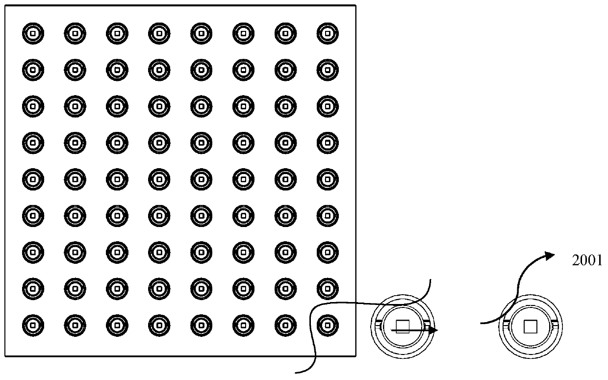 Rapid detection device for liquid crystal antenna panel