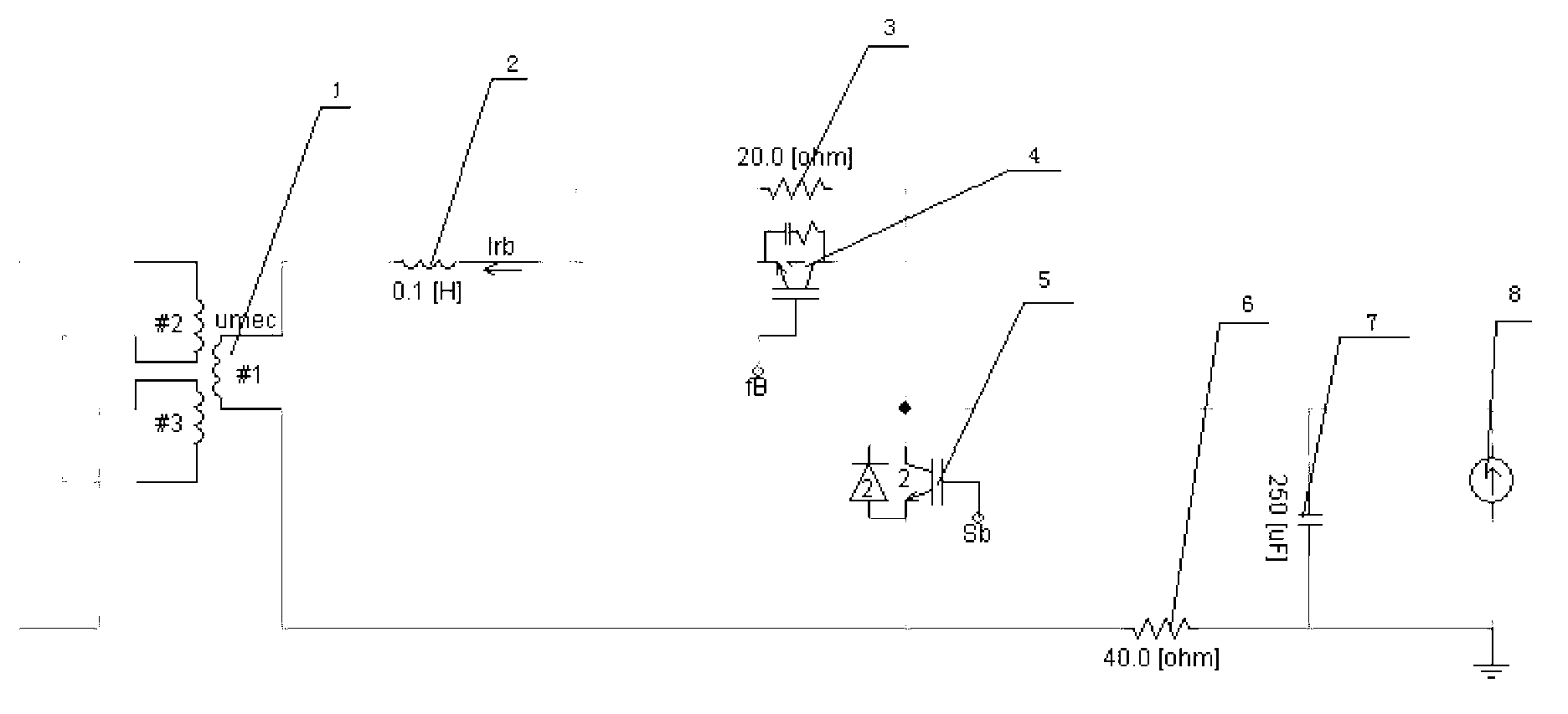 PSCAD (power system computer aided design) model of superconductive current-limiting reactor