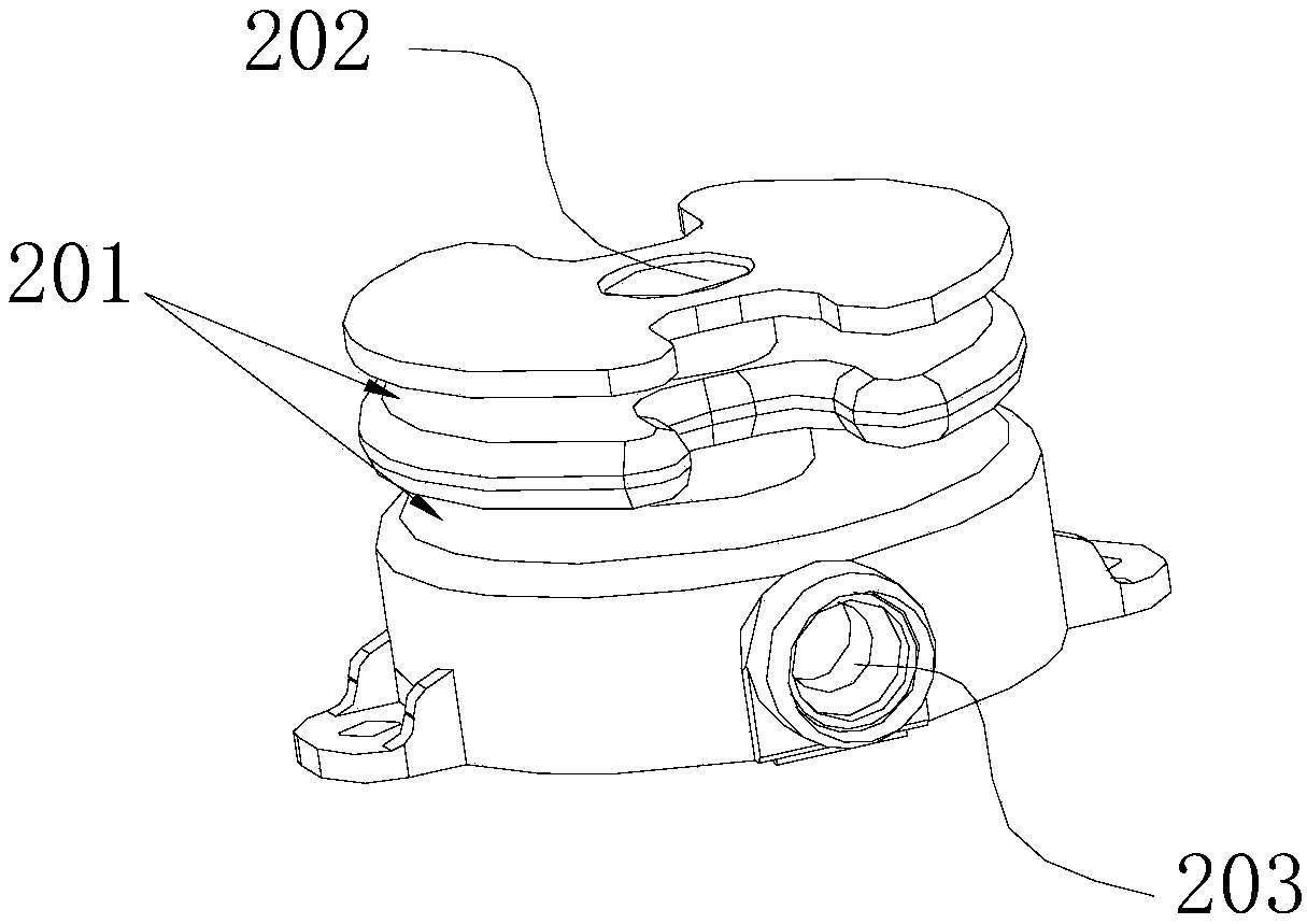 Water pump anti-freezing device of air conditioning unit and anti-freezing water pump