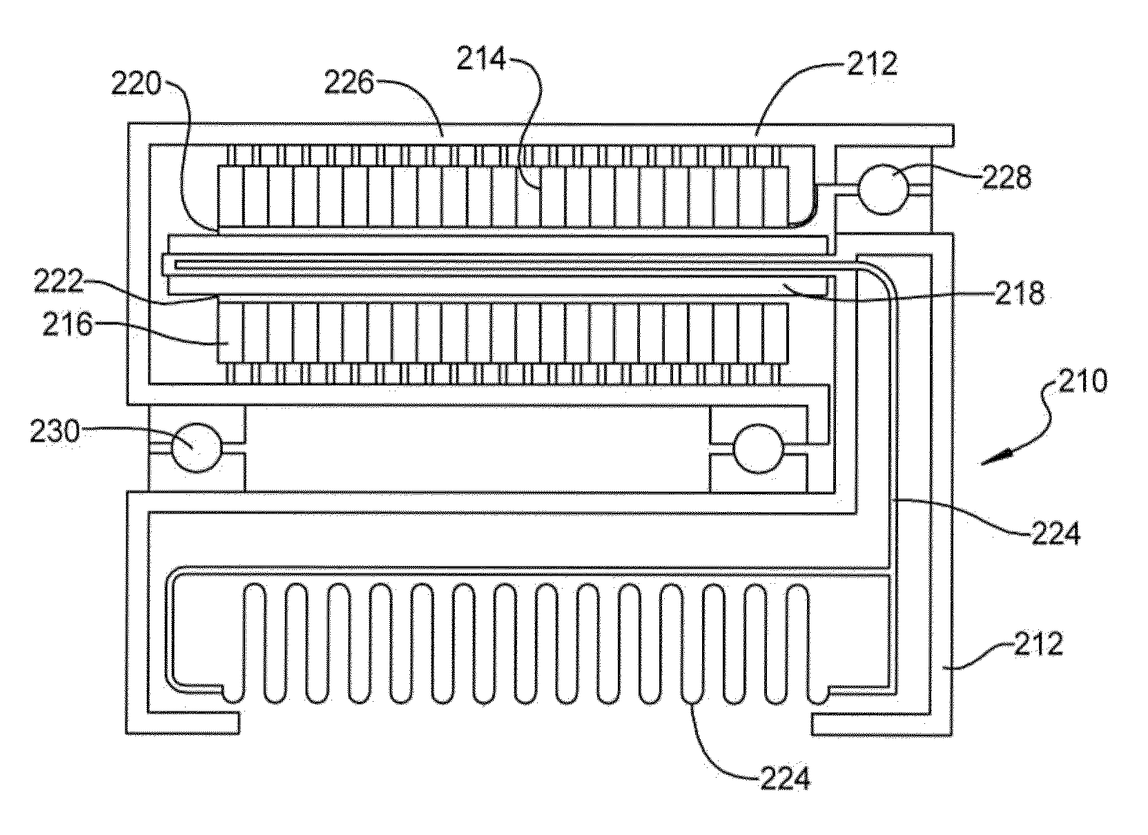 Motor/generator structure