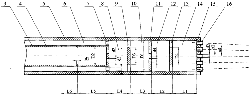 Feeding nozzle of catalytic cracking unit