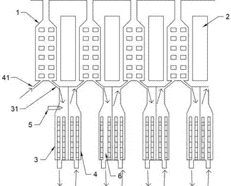 Coke oven combustion emission denitration apparatus and method