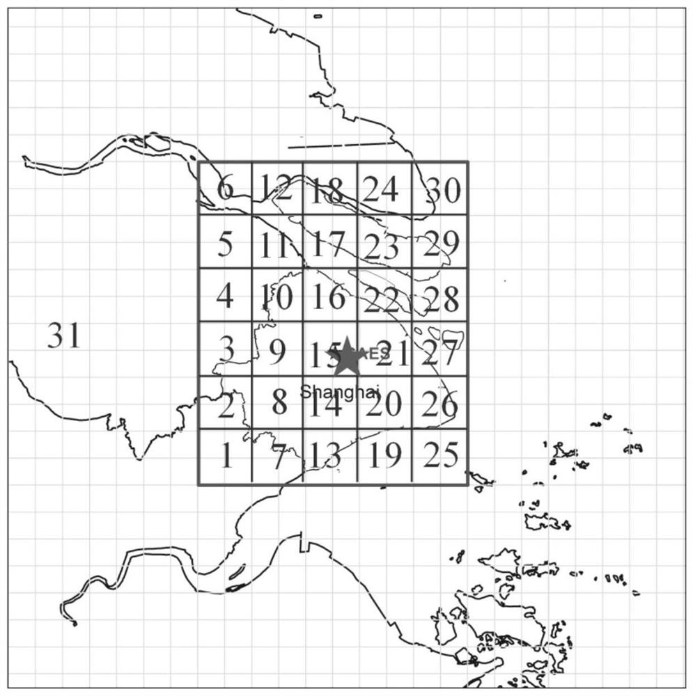 Urban atmospheric emission list inversion method, system and device and storage medium