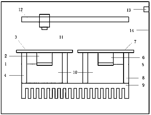 Heat-conducting property steady-state test method for sheet materials