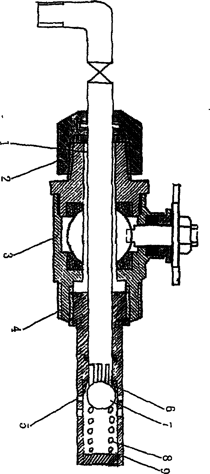 Anti-theft airtight quick sampling valve