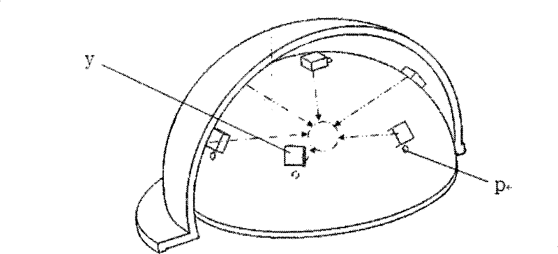 Transcranial magnetic therapeutic instrument for computer diseases