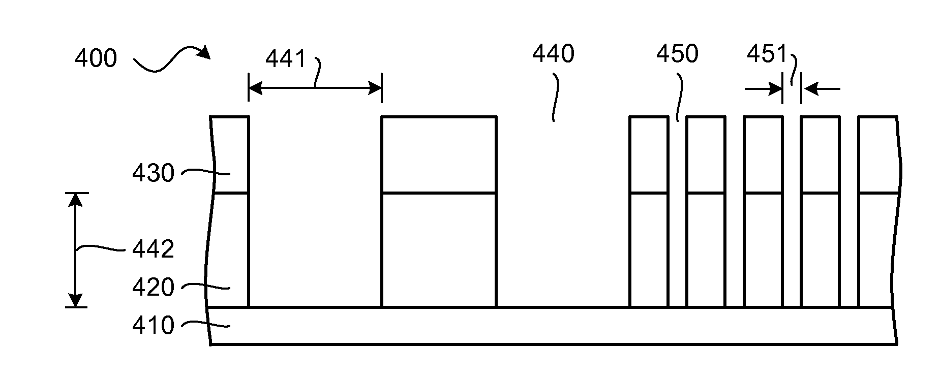 Method of controlling etch microloading for a tungsten-containing layer