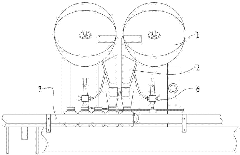 Amplitude modulation double-end grain counting machine