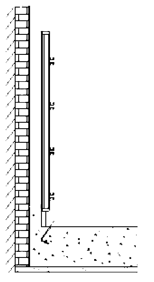 Construction method of single-side mould supporting system