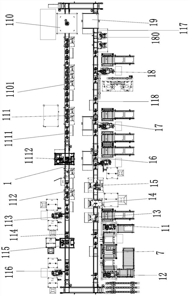 A kind of submersible motor automatic loop line