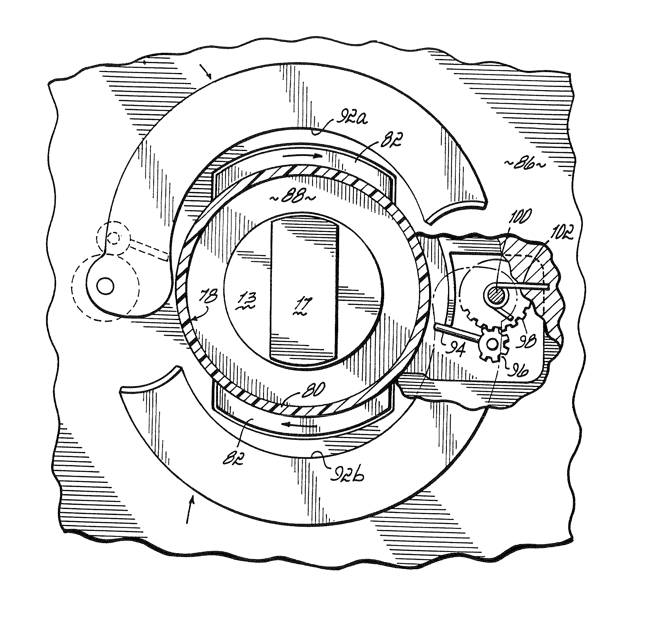 Front loaded medical fluid syringe mounting