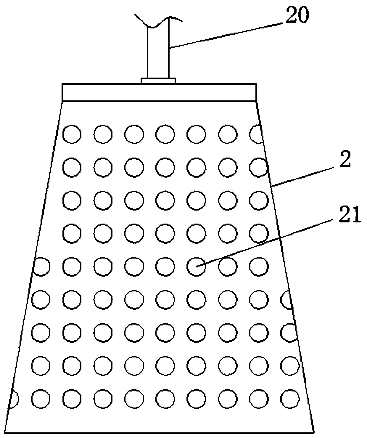 Energy-saving and environment-friendly graphene oxidation pond