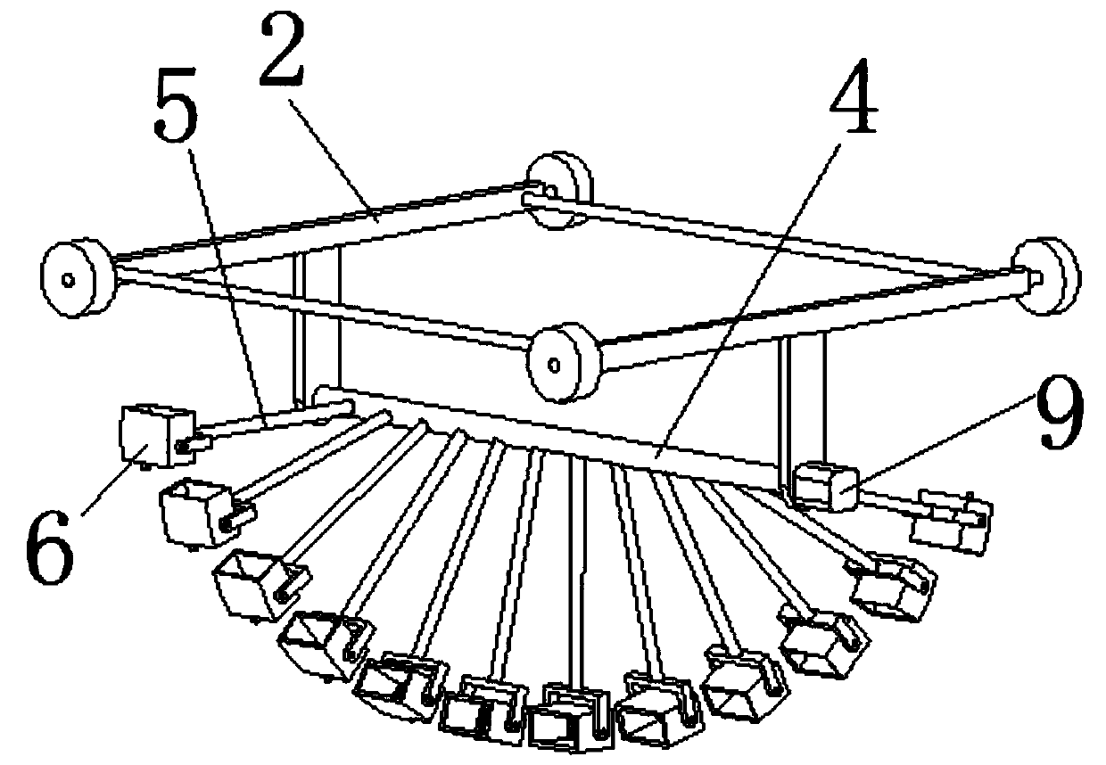 Cleaning device for aqueduct